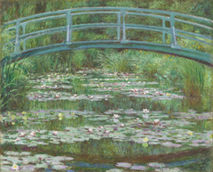The Japanese Footbridge by Claude Monet