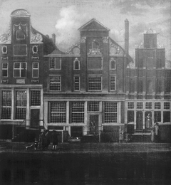 The Keizersgracht on the site of the current Felix Meritis building by Joh Elfers