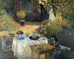 The luncheon by Claude Monet