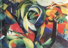 The mandrill by Franz Marc