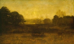 ‘The Moon is Up, and Yet it is not Night’ by John Everett Millais