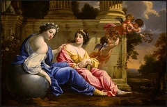 The Muses Urania and Calliope by Simon Vouet