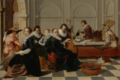 The musical gathering by Willem Cornelisz Duyster