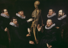 The osteology lesson of Dr. Sebastiaen Egbertsz. by Nicolaes Eliaszoon Pickenoy