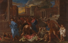 The Plague at Ashdod by Angelo Caroselli