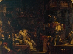 The Preaching of Knox before the Lords of the Congregation, 10th June 1559 by David Wilkie