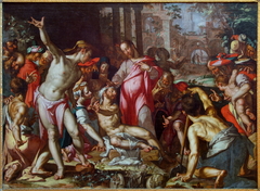 The resurrection of Lazarus by Joachim Wtewael