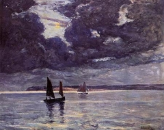 The Return of the Fishing Boats by Maxime Maufra
