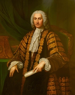 The Right Hon. Henry Bilson-Legge (1708-1764) as Chancellor of the Exchequer by Anonymous