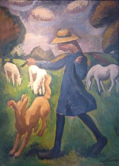 The Shepherdess Marie Ressort as a Child