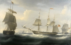 The ship Delaford by William John Huggins