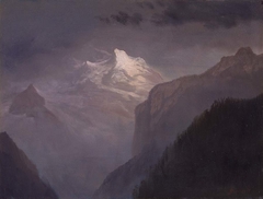The Snow Mountain by Albert Bierstadt