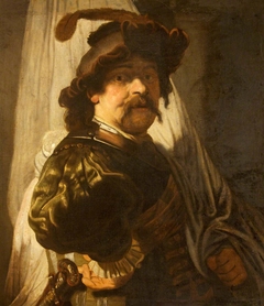 The Standard-Bearer (after Rembrandt) by Anonymous