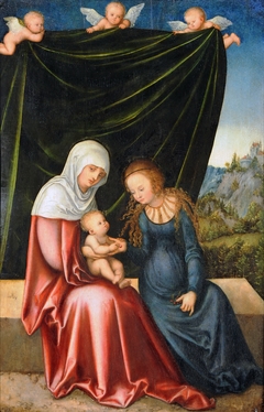 The Virgin and Child with St Anne by Lucas Cranach the Elder