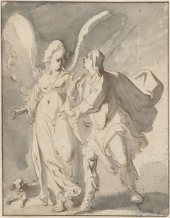 Tobias en de engel by Pieter Jansz