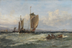 Trawlers Leaving Port by Edwin Hayes