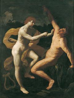 Apollon écorchant Marsyas by Guido Reni