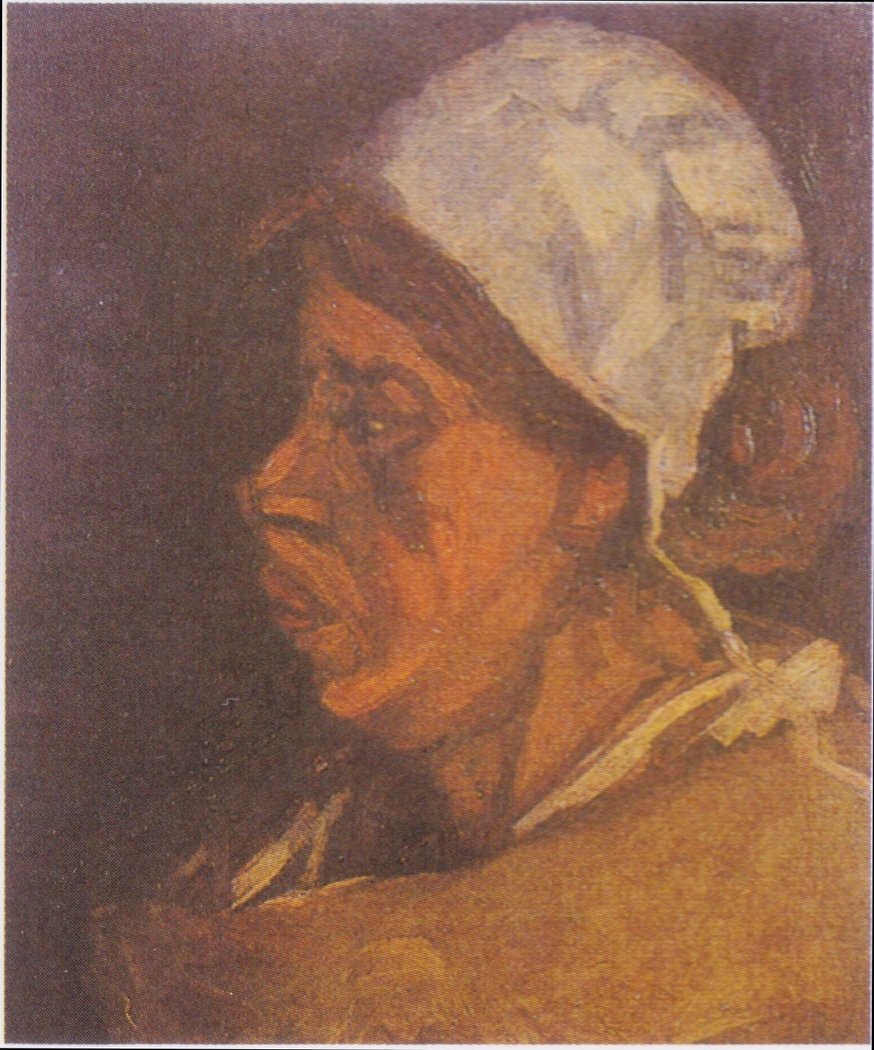 Head of a Peasant woman with white hood
