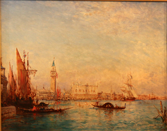 Venise, grand canal vue de Saint Georges by Félix Ziem