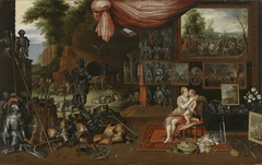 Venus und Amor in der Schmiede des Vulkan (Das Gefühl) (Nachfolger) by Jan Brueghel the Elder