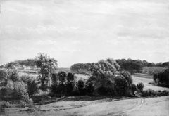 View near Rugaard, Funen by Dankvart Dreyer