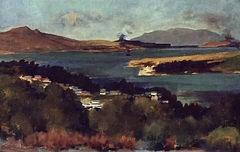 View of Auckland Harbour by G. P. Nerli