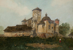 View of the Wiśnicz Castle from the Chapel's Side by Stanisław Fabijański