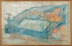 Village by the Sea by Edvard Munch