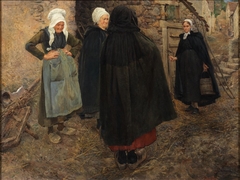 Village Gossip by Ernst Josephson