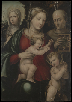 Virgin and Child with Saints John, Catherine and Bernardino of Siena by Bartolomeo Neroni