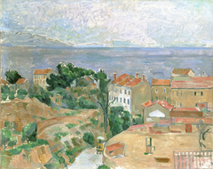 Vue sur l'Estaque by Paul Cézanne