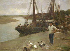 When the boats come in by Walter Osborne