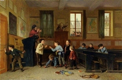 When the Cat's Away the Mice Will Play by Théophile Emmanuel Duverger