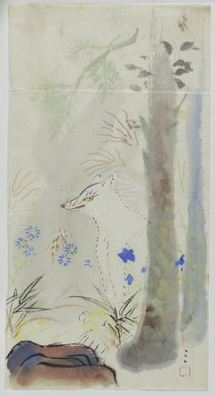 White Fox by Kanzan Shimomura