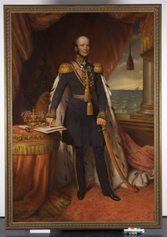 Willem II (1792-1849), koning der Nederlanden by Jan Baptist van der Hulst
