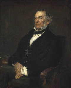 William Ewart Gladstone, 1809 - 1898. Liberal statesman and author by Franz von Lenbach