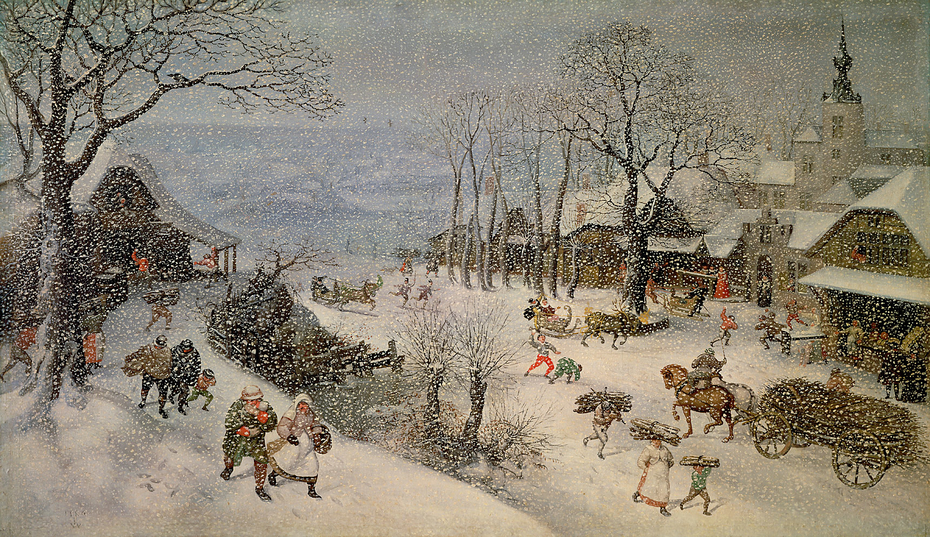Winter landscape (January or February)
