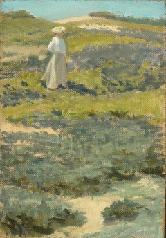 Woman Standing in a Landscape