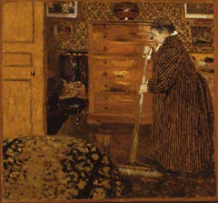Woman Sweeping by Édouard Vuillard