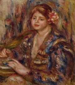Woman with Rose