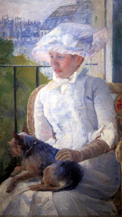 Young Girl at a Window by Mary Cassatt