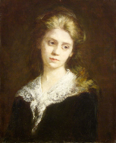 Young Woman with her Hair Untied by Bertalan Székely