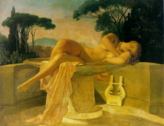Young Women in a Basin