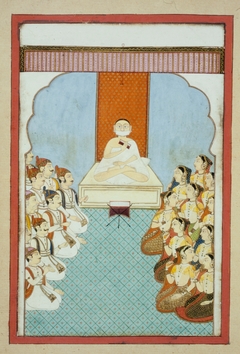A Jain Guru Gives a Sermon by Unknown Artist