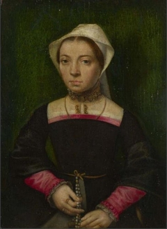 A Lady with a Rosary by Catharina van Hemessen