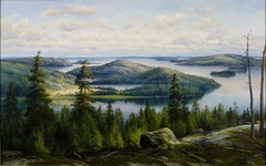 A Summer's Day on Lake Päijänne by Thorsten Waenerberg