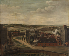 A View of the Lower Ward, Windsor Castle by Anonymous