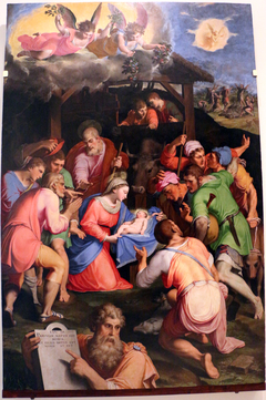 Adoration of the Shepherds by Giovanni Battista Ramenghi