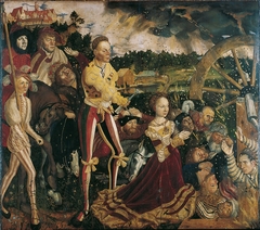 Altarpiece with the Martyrdom of St Catharine by Lucas Cranach the Elder