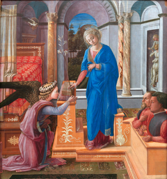 The Annunciation with Two Kneeling Donors